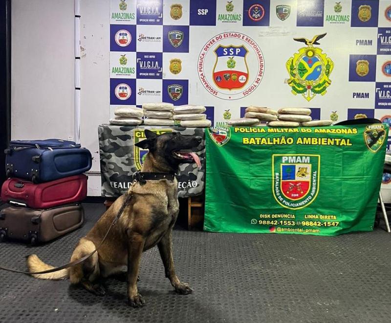 Homem é preso após ser flagrado com 17 kg de cocaína dentro de embarcação em Coari