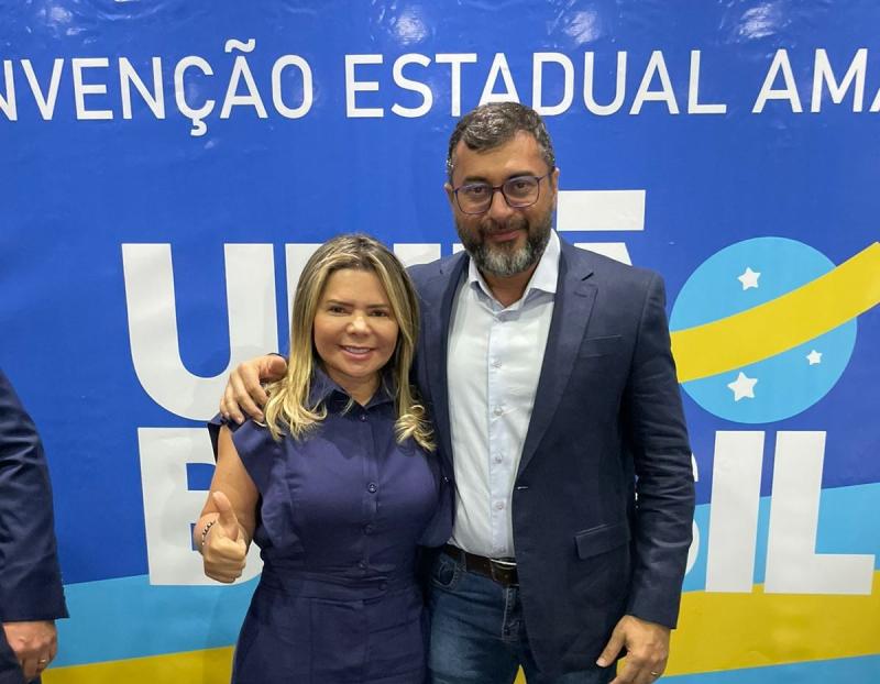 Marina Pandolfo participa de convenção do partido União Brasil em Manaus 