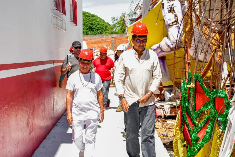 Secretário de Cultura Marcos Apolo visita Cidade Garantido e conhece nova estrutura do complexo
