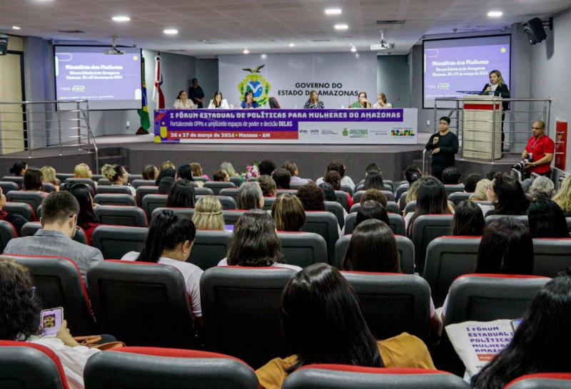Governo do Amazonas promove o I Fórum Estadual de Políticas Públicas para as Mulheres do Amazonas