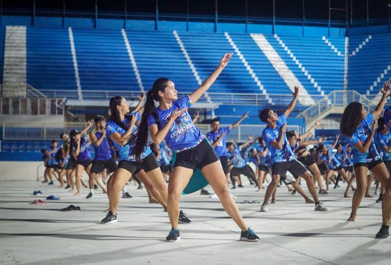 Boi Caprichoso inicia ensaios do elenco de arena para o Festival de Parintins 2024