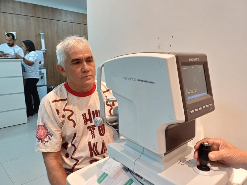 Trabalhadores do Garantido recebem atendimento oftalmológico em ação da SOA, ONESIGHT e Lentes KODAK