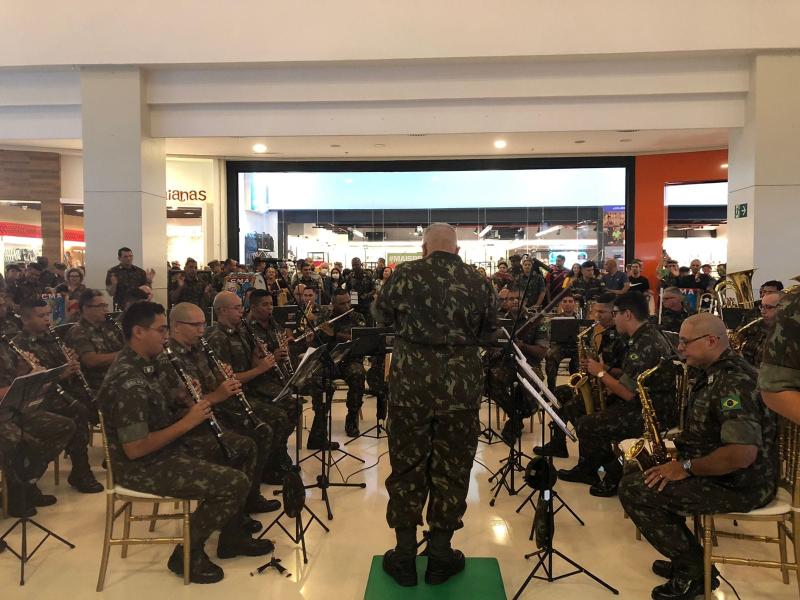 Shopping Ponta Negra recebe apresentação da banda do CMA nesta sexta (26)