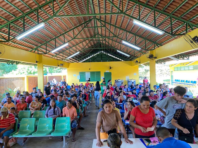Mais de 400 carteiras de identidade já foram solicitadas em quatro dias de mutirão, em Parintins