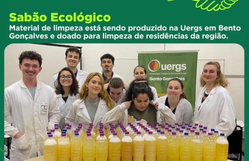 RS usará sabão ecológico na limpeza de casas atingidas por enchentes