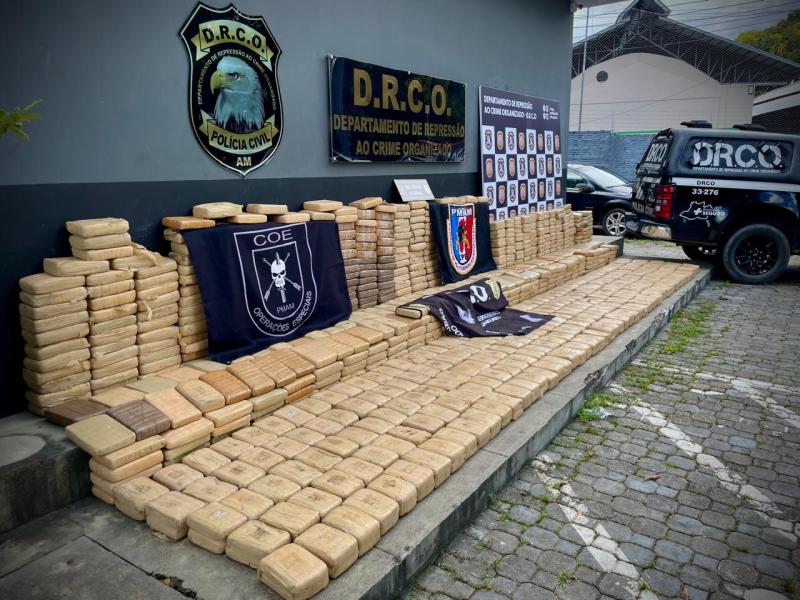 Forças de Segurança interceptam mais de 4,2 toneladas de drogas em menos de 20 dias no Amazonas