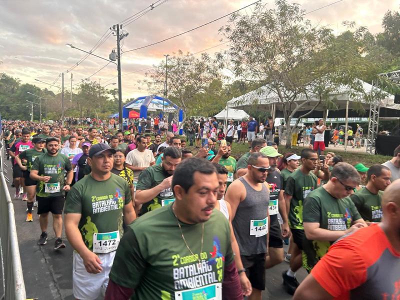 PMAM realiza a 2ª edição da Corrida do Batalhão de Policiamento Ambiental