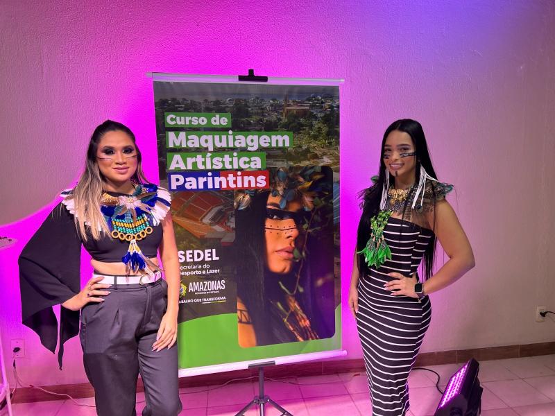 Governo do Amazonas realiza a primeira edição do Curso de Maquiagem Artística em Parintins