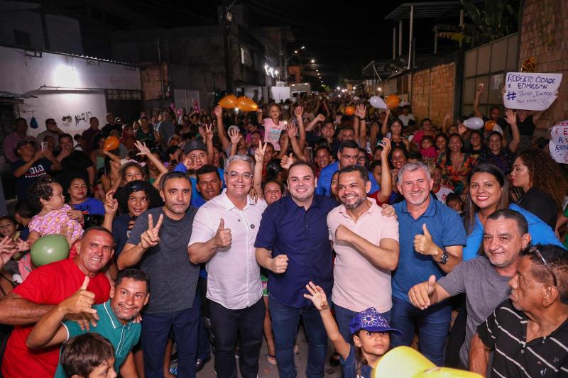 Roberto Cidade, pré-candidato à Prefeitura de Manaus, firma compromissos com zonas Oeste e Centro-Oeste 