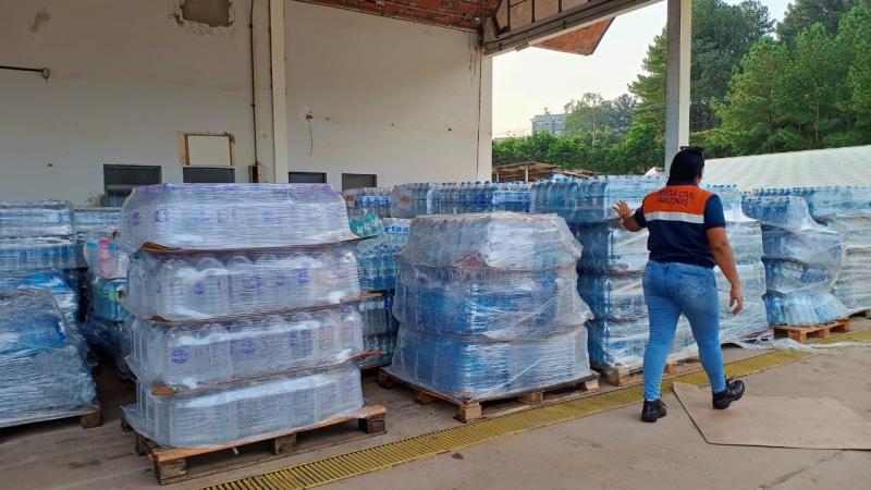 AM pelo RS: Primeiras carretas com ajuda humanitária enviada pelo Amazonas chegam ao Rio Grande do Sul