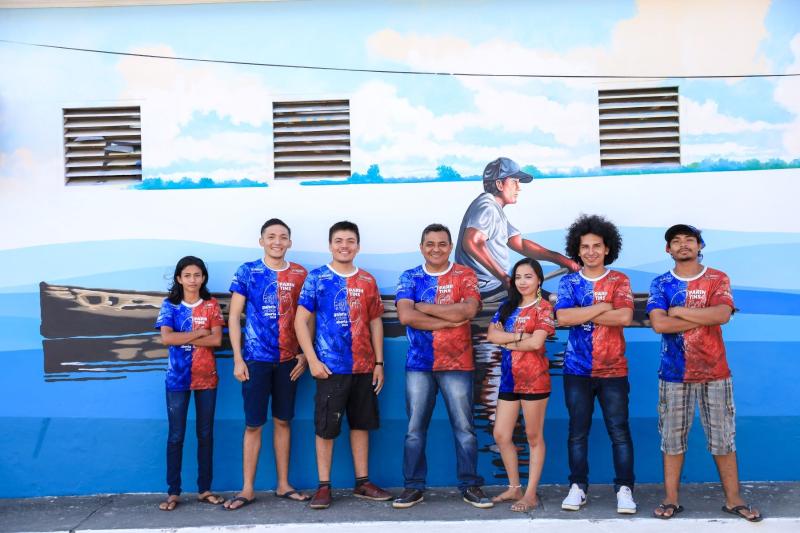Talentos das artes visuais assinam obras de galeria a céu aberto na Ilha Tupinambarana
