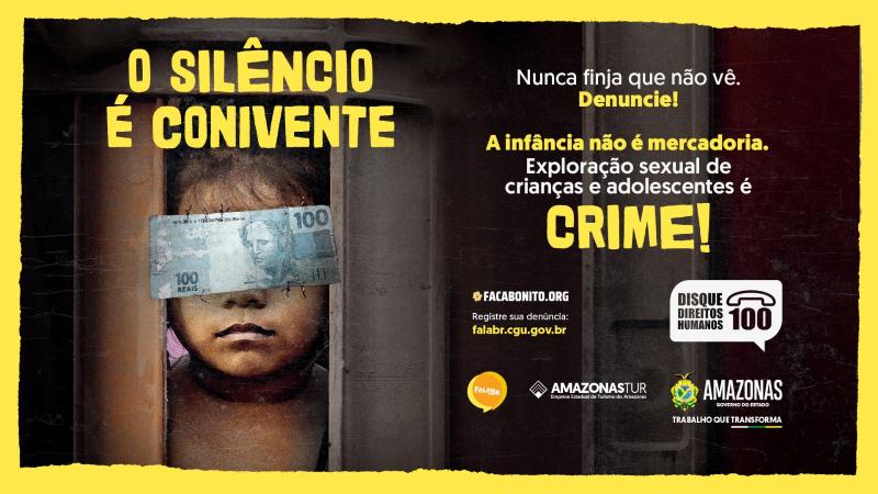 Amazonastur reforça campanhas contra a exploração sexual de crianças e adolescentes e do turismo de penas naturais