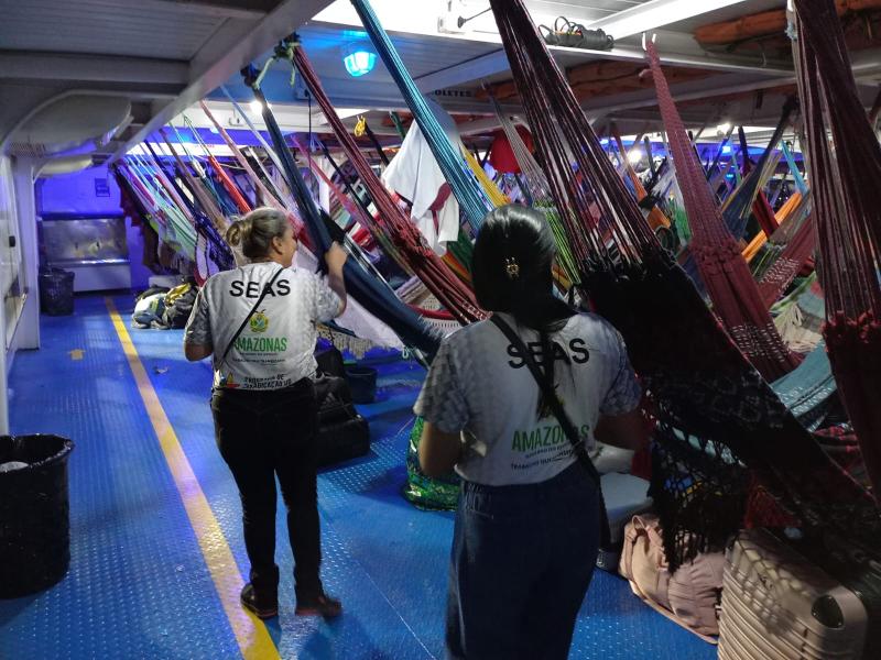Seas faz abordagens nas embarcações para alertar sobre exploração sexual infantil