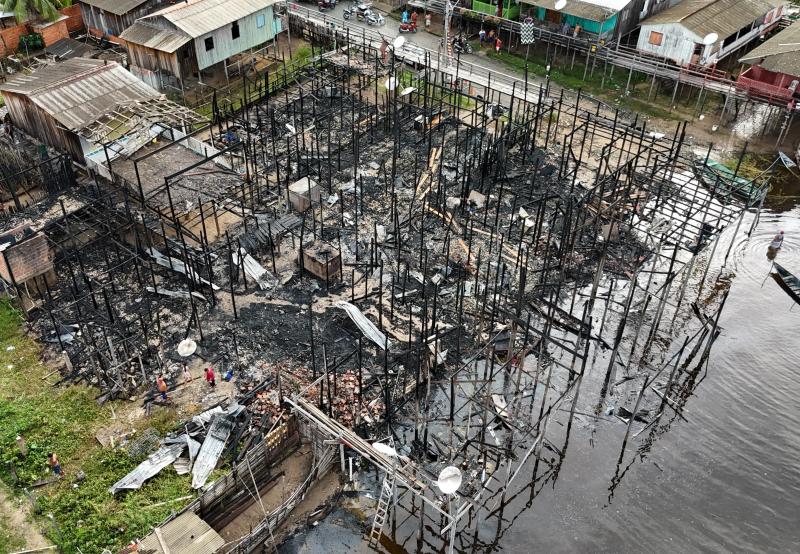 Prefeitura de Nhamundá se solidariza e presta ajuda às famílias atingidas por incêndio no município