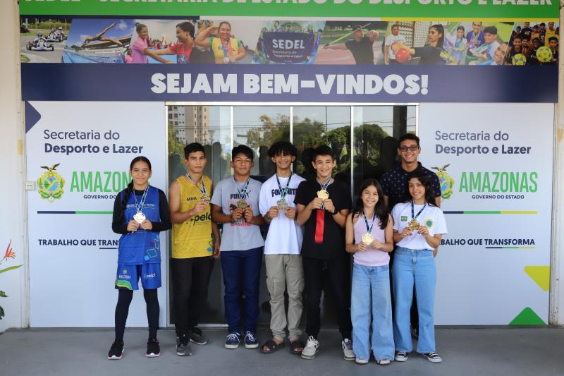 Atletas do Pelci são medalhistas no JEAs e representarão o Amazonas em competição nacional