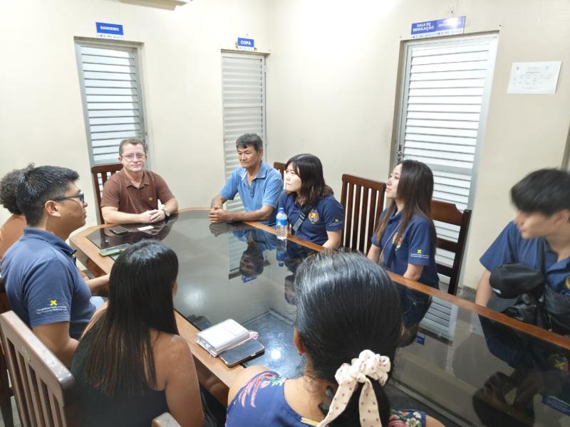 Estudantes japoneses de Medicina participam da equipe da UBS Fluvial esta semana