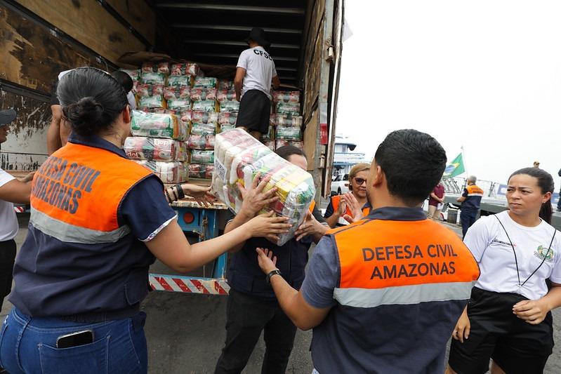 Governo do Amazonas divulga boletim sobre a estiagem no estado, nesta segunda-feira