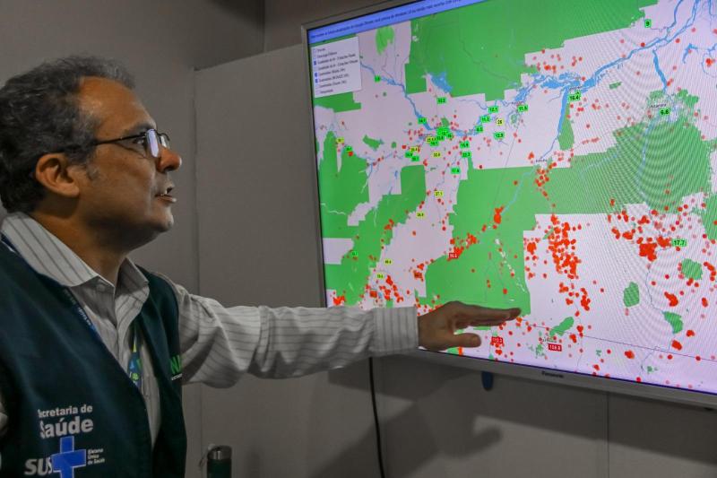 SES-AM utiliza tecnologia para monitoramento da rede de saúde no interior, de forma a mitigar os impactos da estiagem