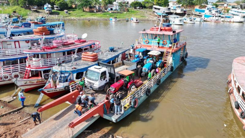 Prefeitura de Parintins avança com mecanização da agricultura familiar no PA Vila Amazônia