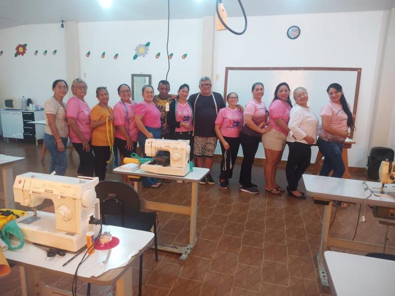 Curso de Corte e Costura contribui para mudança de vida de famílias em vulnerabilidade