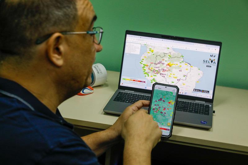 Governo do Amazonas investe em tecnologias para combater incêndios e monitorar a qualidade do ar durante estiagem