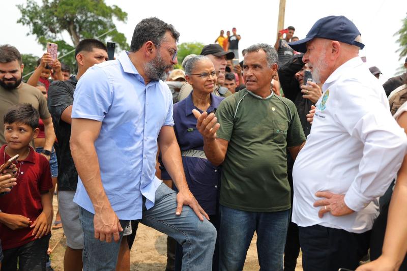 Em visita a três municípios, Wilson Lima reforça pedidos de apoio no enfrentamento à estiagem ao presidente Lula