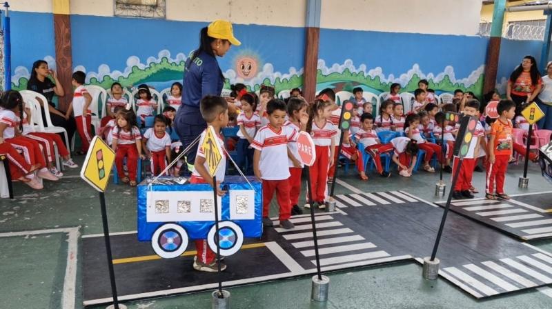 EMTT realiza palestra nas escolas em alusão a Semana Nacional de Trânsito