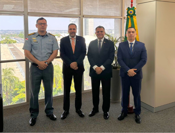 Procurador-geral de Justiça do MPAM visita secretário nacional de segurança pública para reforçar apoio em operações de segurança no Amazonas