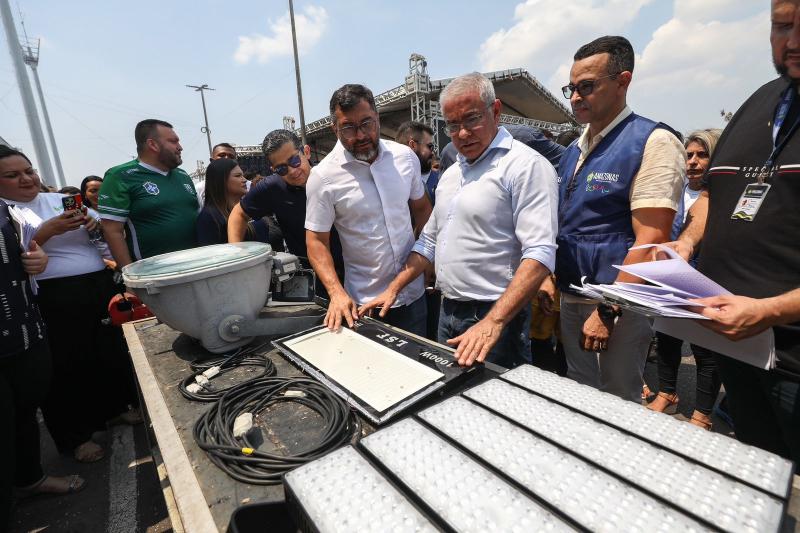 Governador Wilson Lima assina ordem de serviço para reforma do Estádio Carlos Zamith