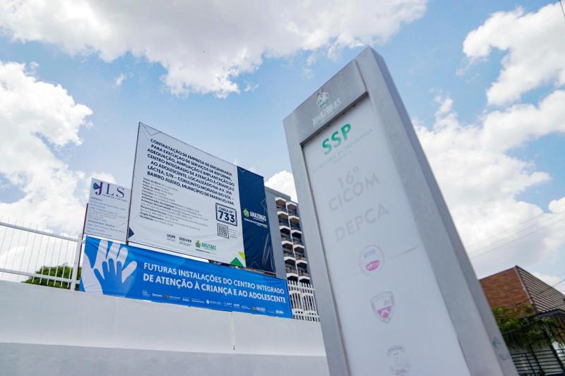 Governo do Amazonas inicia obras de centro integrado para atender crianças e adolescentes vítimas de violência em Manaus
