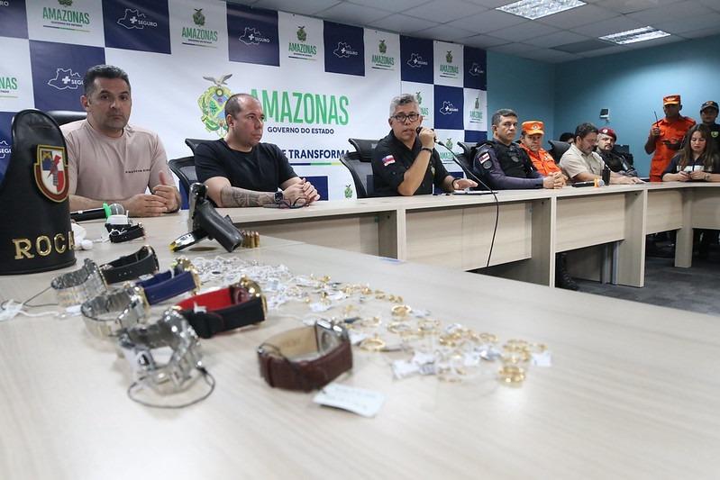 Polícia do Amazonas prende em flagrante envolvido em assalto a centro de compras na zona centro-sul de Manaus