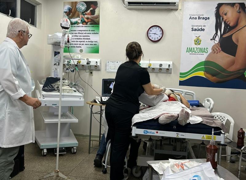 Maternidade Ana Braga realiza primeira transfusão intrauterina da rede pública