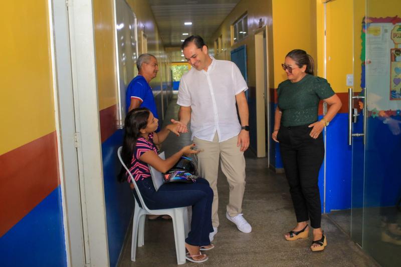 Escola Santa Luzia do Macurany será ampliada, anuncia prefeito Mateus Assayag