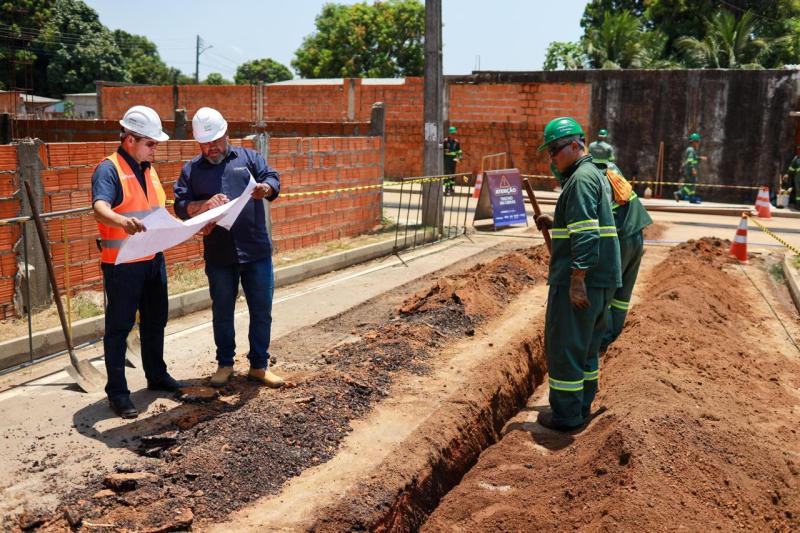 Prosai Parintins acelera obras e expande infraestrutura de saneamento