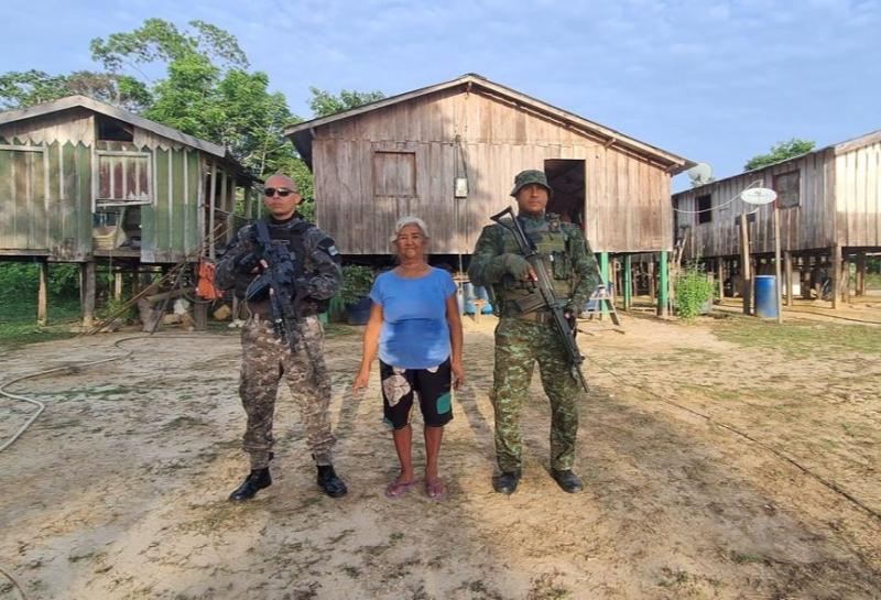 Bases fluviais reforçam o policiamento em comunidades ribeirinhas do Amazonas
