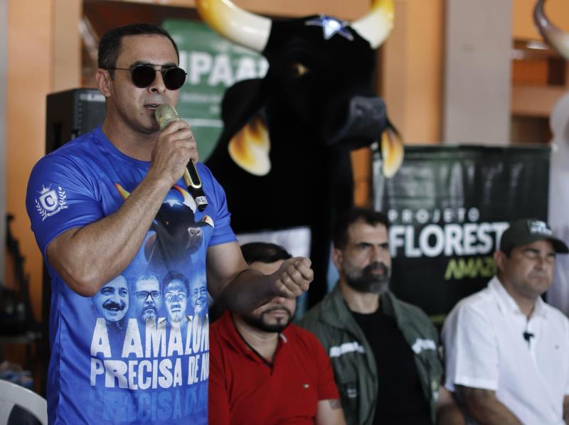 Boi Caprichoso participa do lançamento do Projeto Floresta + Amazônia em Parintins