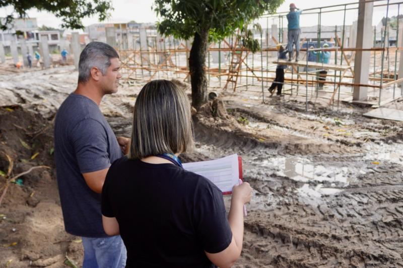 Sejusc recebe Ministério das Mulheres para fiscalização das obras da Casa da Mulher Brasileira
