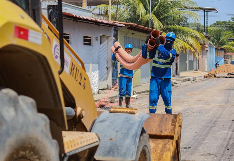 Prosai Parintins inicia nova etapa de obras, com a implantação da rede de esgoto