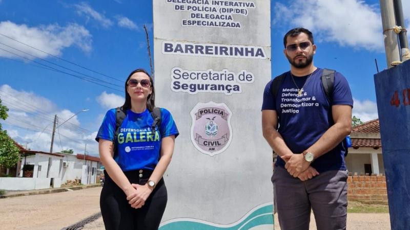 Em Barreirinha, Defensoria Pública realiza atendimentos carcerários na delegacia do município