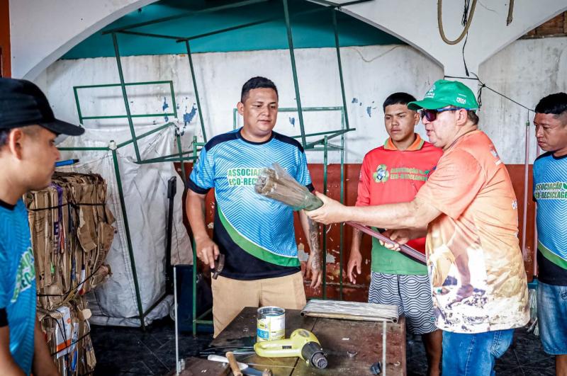 Prefeitura de Parintins promove oficinas e capacitação ambiental para técnicos do município de Nhamundá