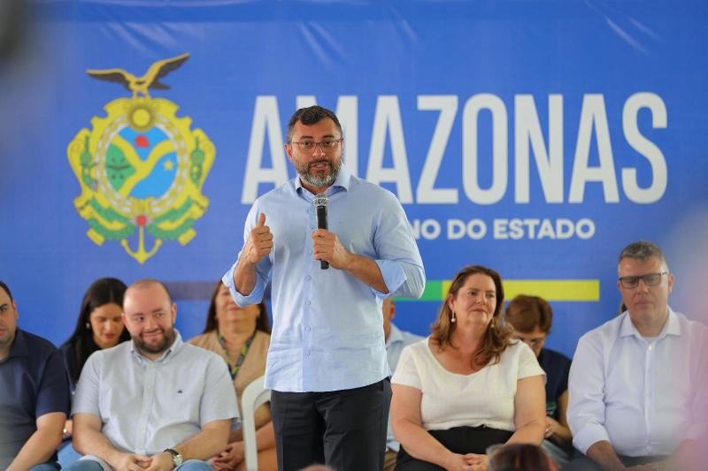 Governador Wilson Lima reinaugura Caic Alexandre Montoril reformado no bairro Petrópolis, zona sul