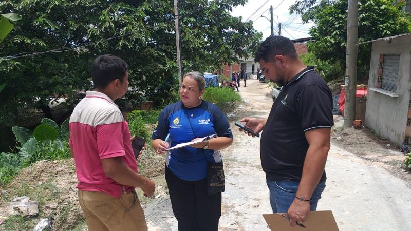 Governo do Amazonas atende famílias afetadas pelas fortes chuvas na Comunidade Fazendinha