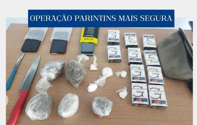 Homem é preso após tentativa de arremesso de drogas, celulares e facas para unidade prisional de Parintins 