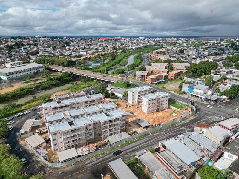 Residencial Maués, do Prosamin, entra na fase final de obras para ser entregue em maio