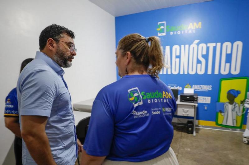 Governador Wilson Lima inaugura Telessaúde em Itacoatiara, ampliando serviço para 18 unidades de saúde no estado