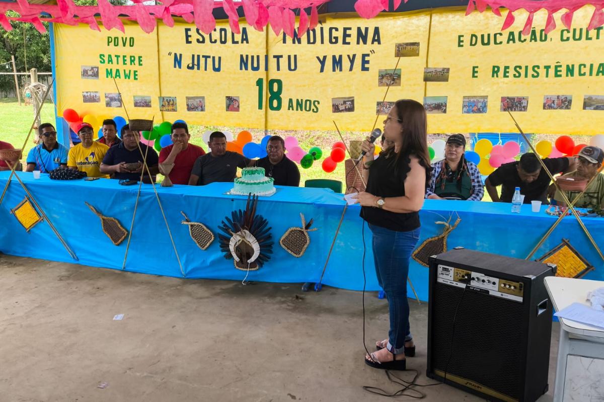 Povo Sateré-Mawé comemora 18 anos da escola indígena Nuitu Nuitu Ymye