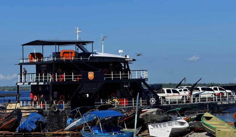 Polícia Civil inicia envio de efetivo, viaturas e equipamentos para a Ilha Tupinambarana