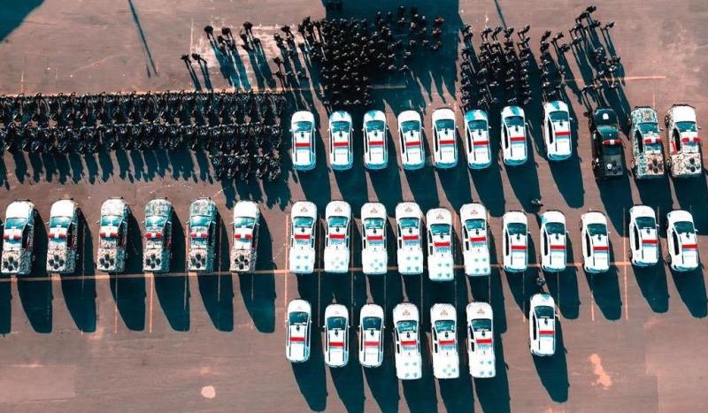 Novas viaturas e motocicletas da Polícia Militar do Amazonas já operam em Manaus e reforçam policiamento ostensivo
