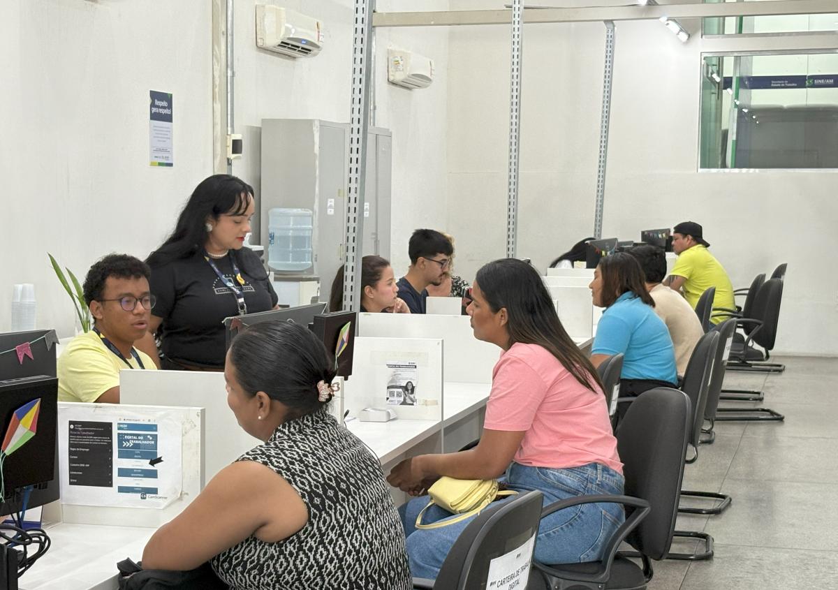 Sine Amazonas divulga 199 vagas de emprego para esta quarta-feira