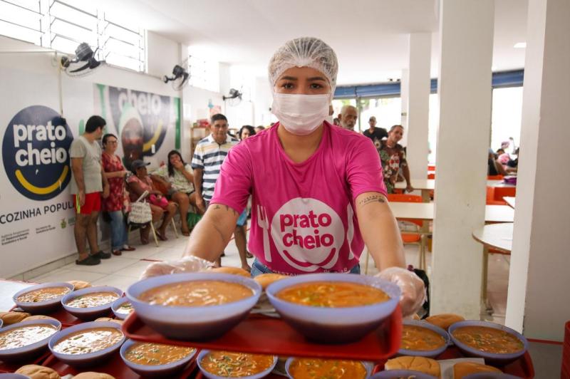 Prato Cheio: Refeições de qualidade contemplam os beneficiários em dois diferentes serviços